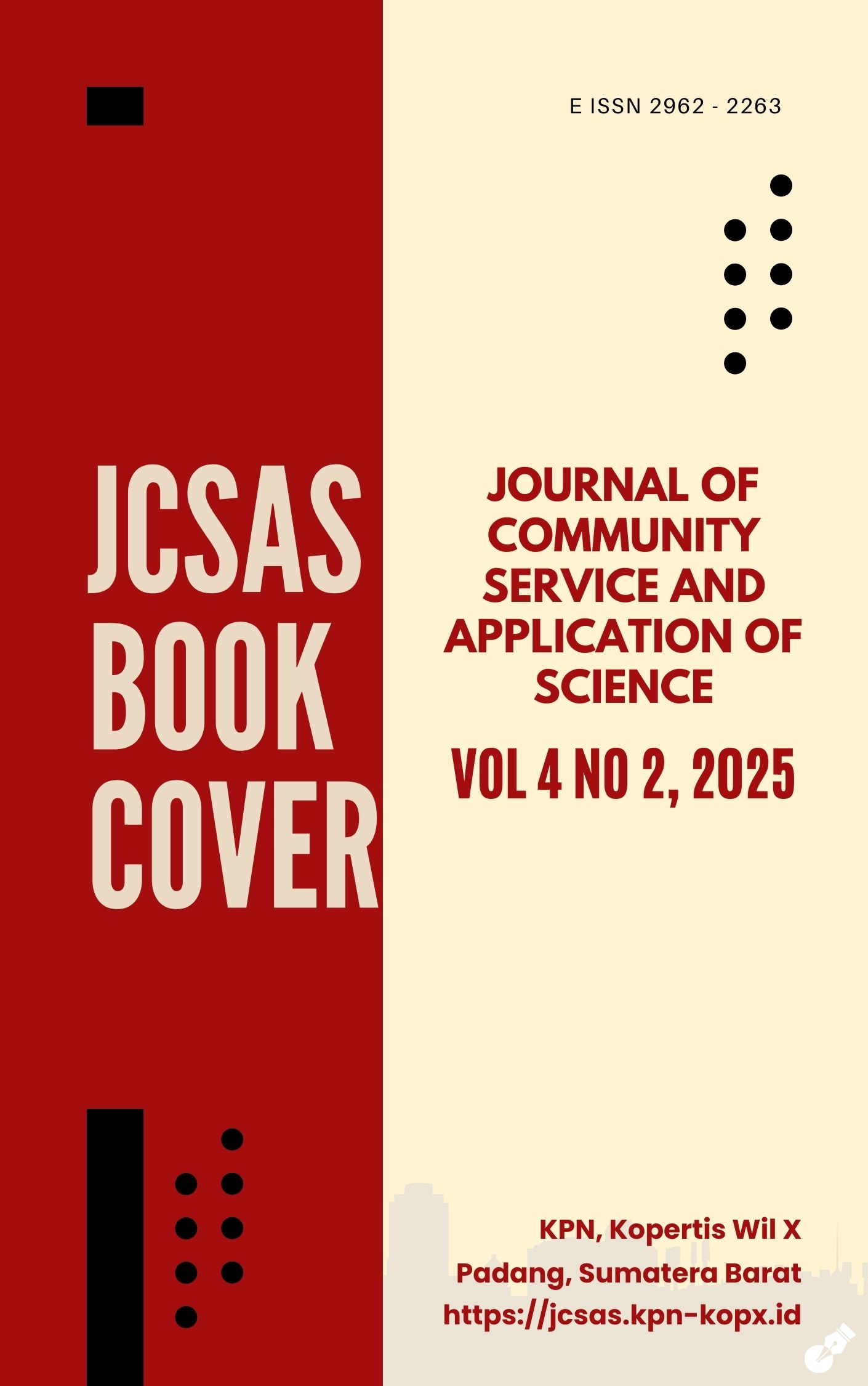 					View Vol. 4 No. 2 (2025): COMMUNITY SERVICE AND APPLICATION SCIENCE (JCSAS) 
				